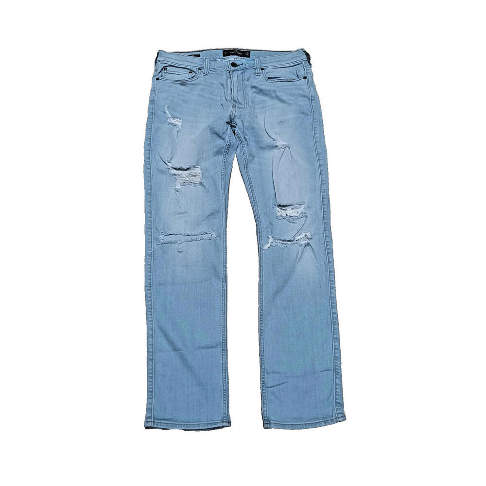 Hollister California Jeans Women W33 L32 Blue Skinny J2
